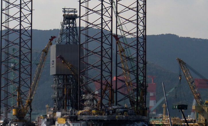 Global Steel & Flamecutting Services Heavy Fabrication Jack-up legs.