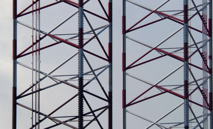 Global Steel & Flamecutting Services Heavy Fabrication Jack-up legs.