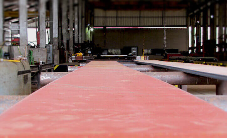 Global Steel & Flamecutting metal straightening